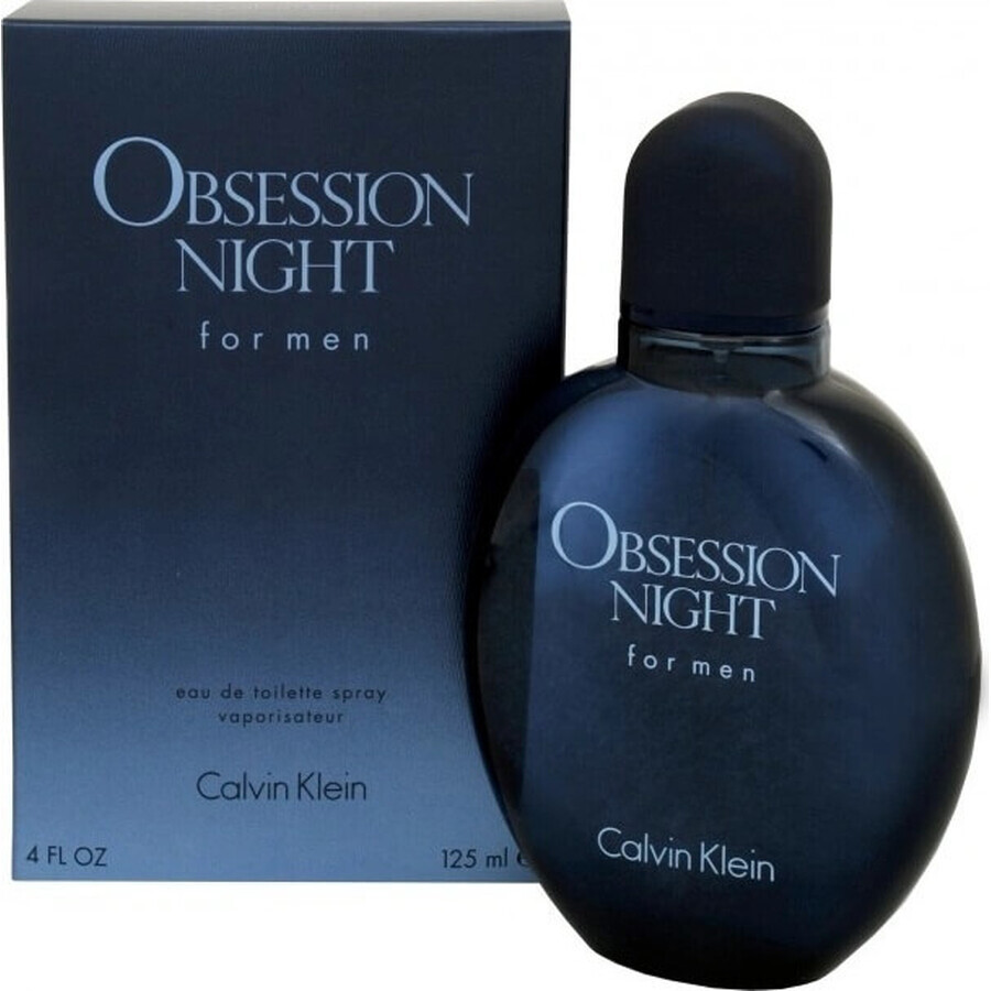 Calvin Klein Obsession Night Men Edt 125ml 1×125 ml, apă de toaletă