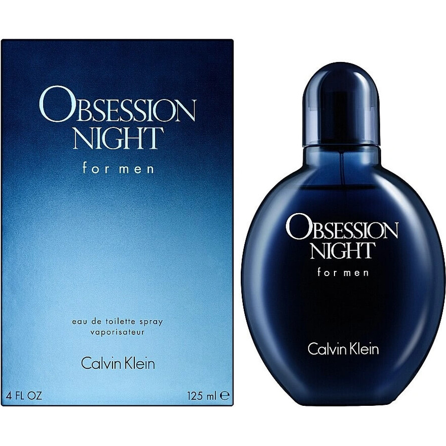 Calvin Klein Obsession Night Men Edt 125ml 1×125 ml, apă de toaletă