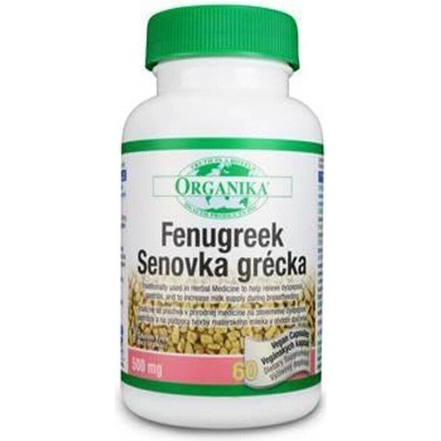 ORGANIKA Fenugreek 1×60 cps, supliment alimentar