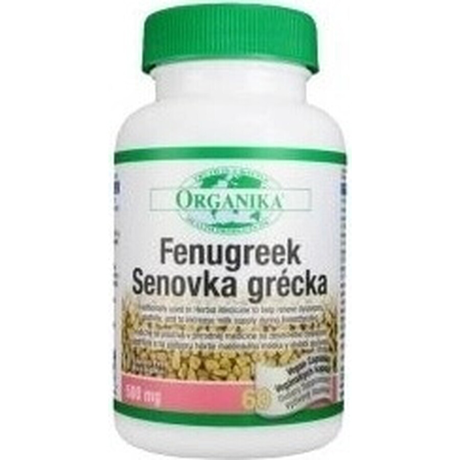 ORGANIKA Fenugreek 1×60 cps, supliment alimentar