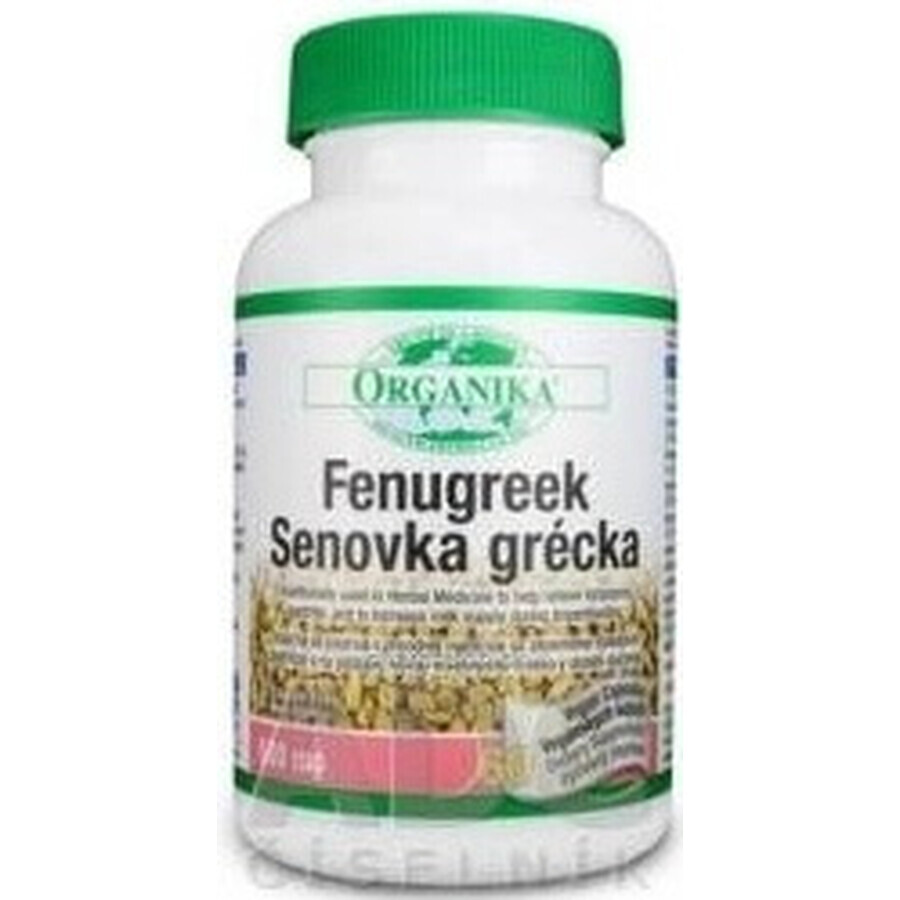 ORGANIKA Fenugreek 1×60 cps, supliment alimentar