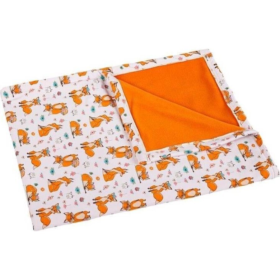 Kinderdeken BÁRA 5284/423 75x100 oranje/plaid 1×1 stuk, babydeken