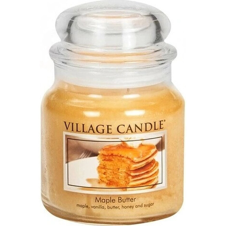 Village Candle Geurkaars in glas - Maple Butter - Ahornsiroop, medium 1×1 st, geurkaars