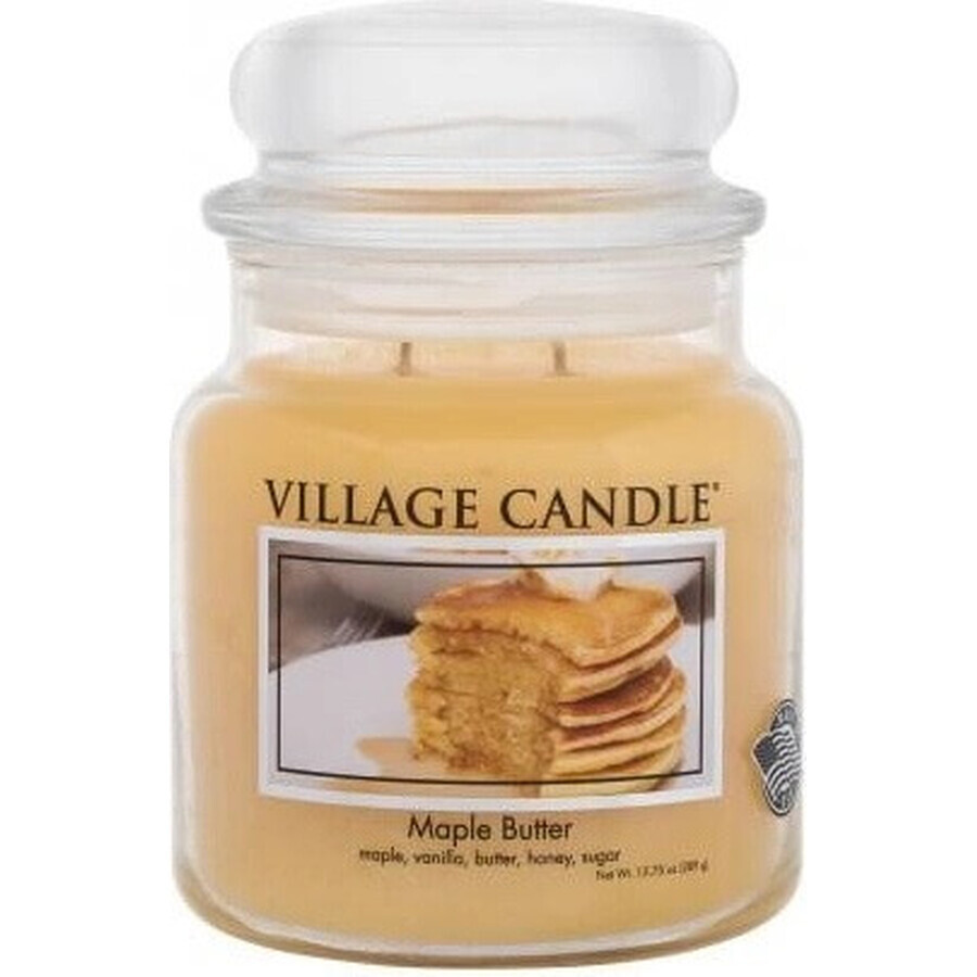 Village Candle Geurkaars in glas - Maple Butter - Ahornsiroop, medium 1×1 st, geurkaars