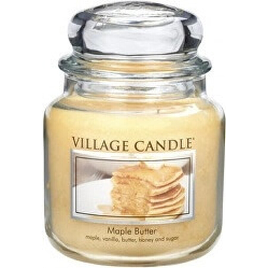 Village Candle Geurkaars in glas - Maple Butter - Ahornsiroop, medium 1×1 st, geurkaars