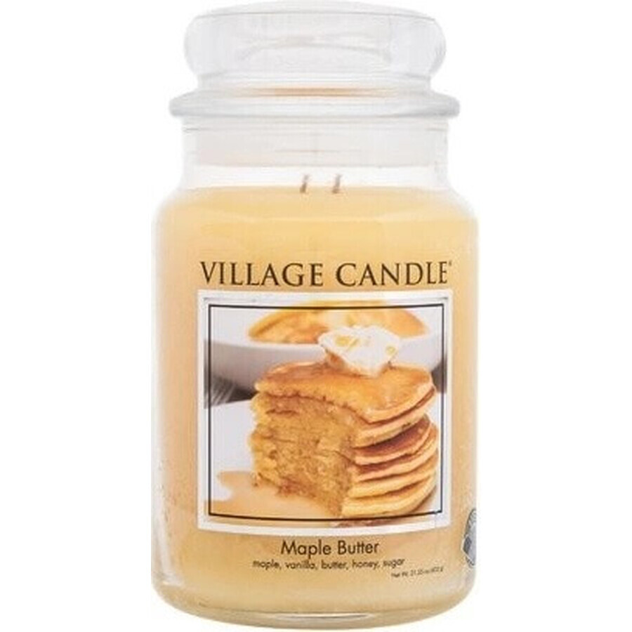 Village Candle Geurkaars in glas - Maple Butter - Ahornsiroop, medium 1×1 st, geurkaars