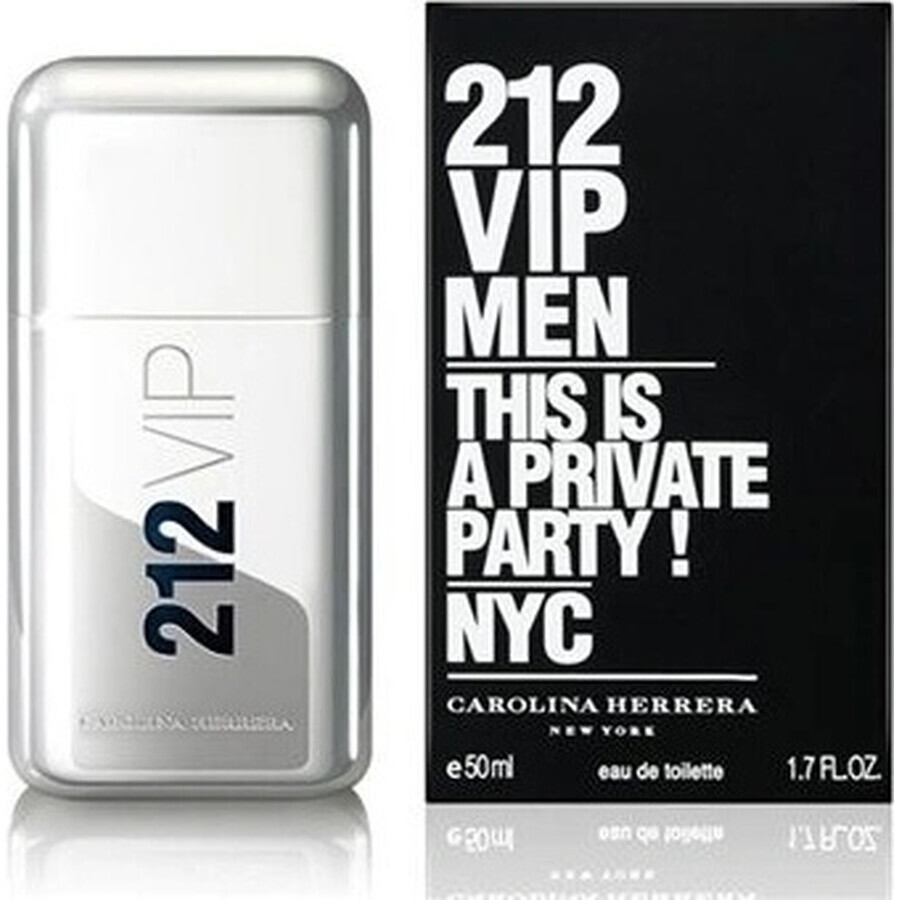 Carolina Herrera 212 Vip Men Edt 50ml 1×50 ml, Eau de toilette