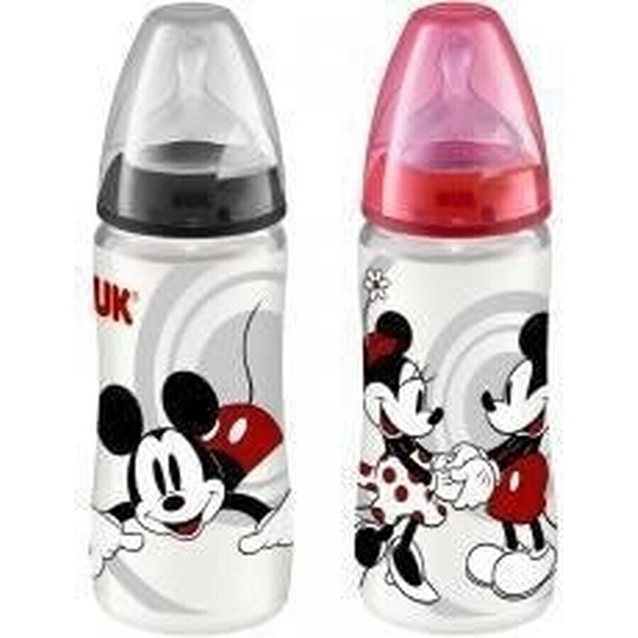 NUK FC FLASH PP Mickey 1×1 Stück, Saugflasche 300 ml