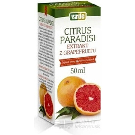 VIRDE CITRUS CITRUS PARADISI 1×50 ml, gotas de extracto de pomelo