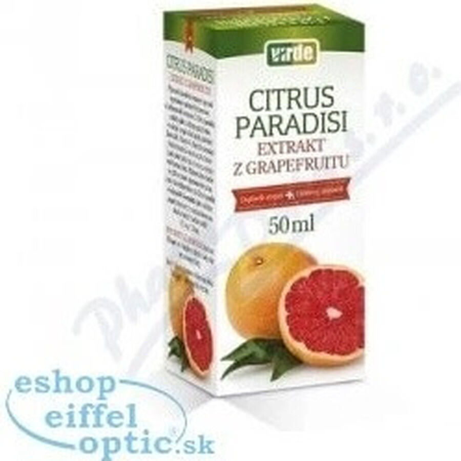 VIRDE CITRUS CITRUS PARADISI 1×50 ml, gotas de extracto de pomelo