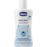 CHICCO Natural Sensation body shampoo with aloe and chamomile 200ml, 0m+ 1×200 ml, body shampoo for children