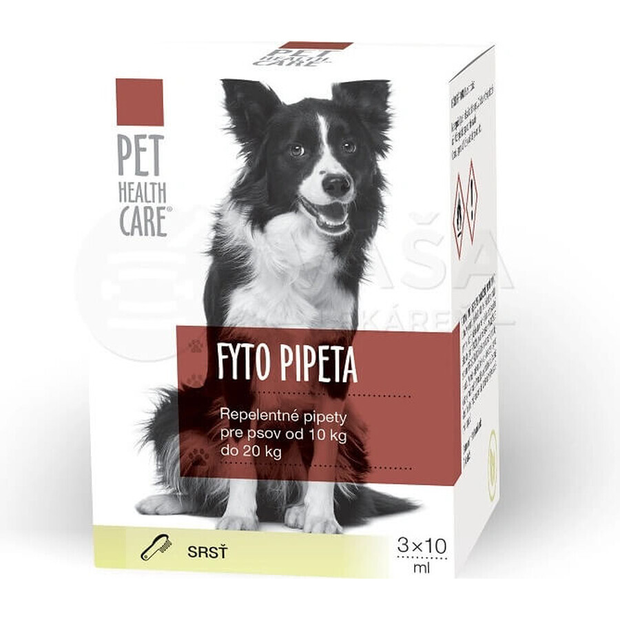 PET HEALTH CARE FYTO PIPETA 3×10 ml, repelente