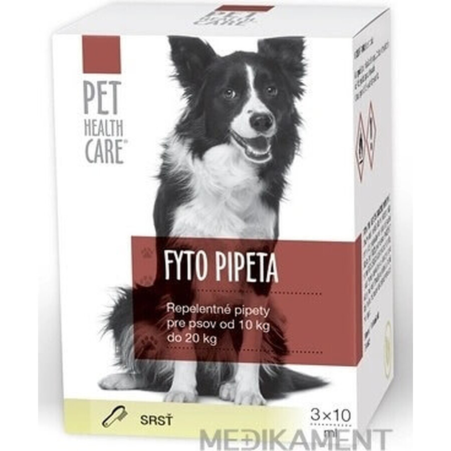 PET HEALTH CARE FYTO PIPETA 3×10 ml, repelente