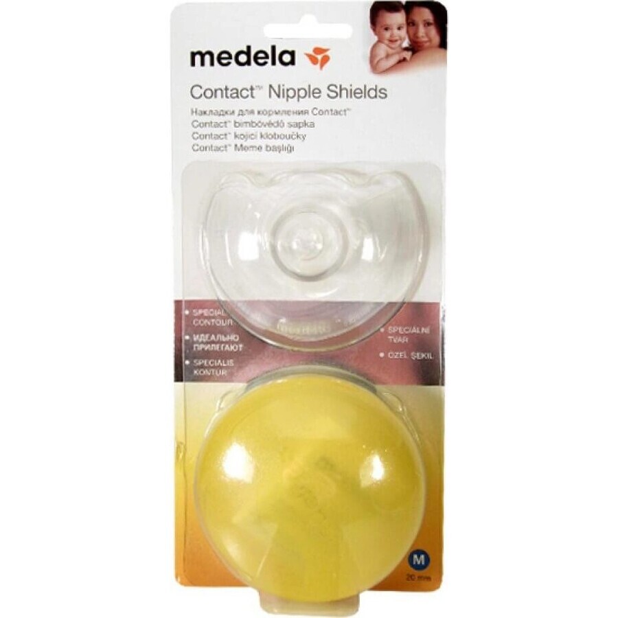 Medela Contact Stillhütchen - M (20 mm) 1×1 Stück, Stillhütchen