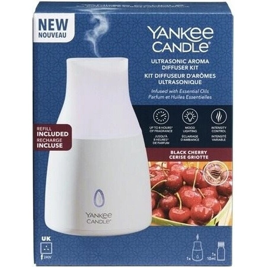 Yankee Candle Ultrasonic Aroma Diffuser Starter Kit - EUR 1×1 buc, difuzor