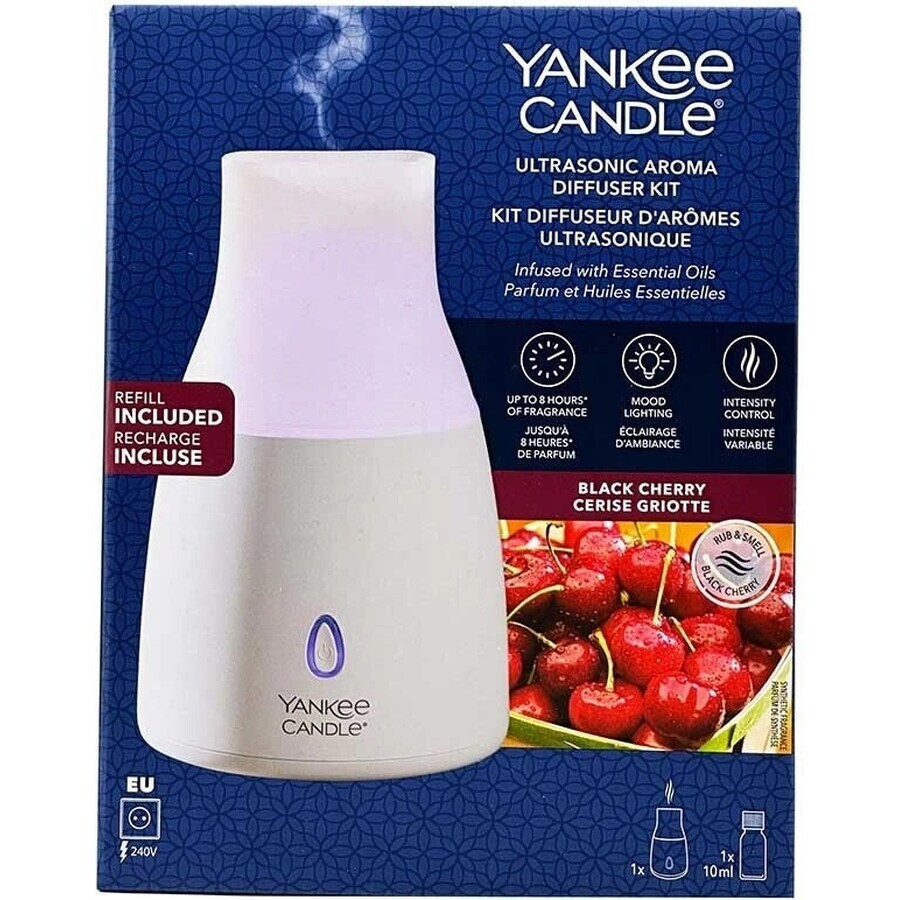 Yankee Candle Ultrasonic Aroma Diffuser Starter Kit - EUR 1×1 buc, difuzor