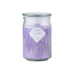 Emocio Botella de vidrio 93x142 mm con tapa de vidrio Vela perfumada Campos de Lavanda 1×1 ud., tamaño 93 x 142 mm