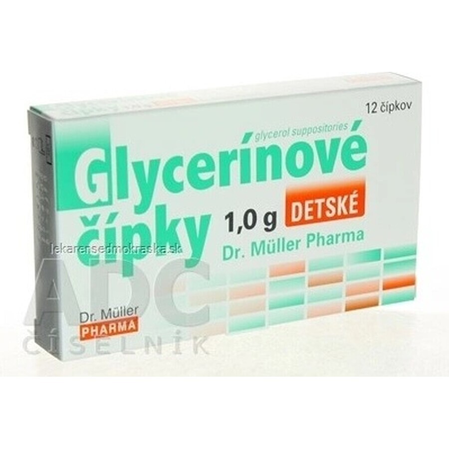 Dr. Müller Glycerin suppositories 1,0 g 1x12 pcs suppos suppositories children