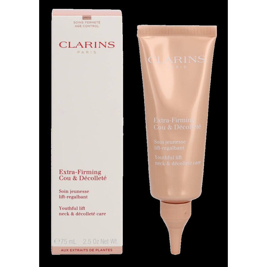 Crème Extra-Raffermissante Cou et Décolleté Clarins 1×75 ml, Crème Cou et Décolleté