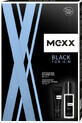 MEXX BLACK MAN deodorant 75ML + gel de duș 50ML 1&#215;1pc, set de cosmetice pentru bărbați