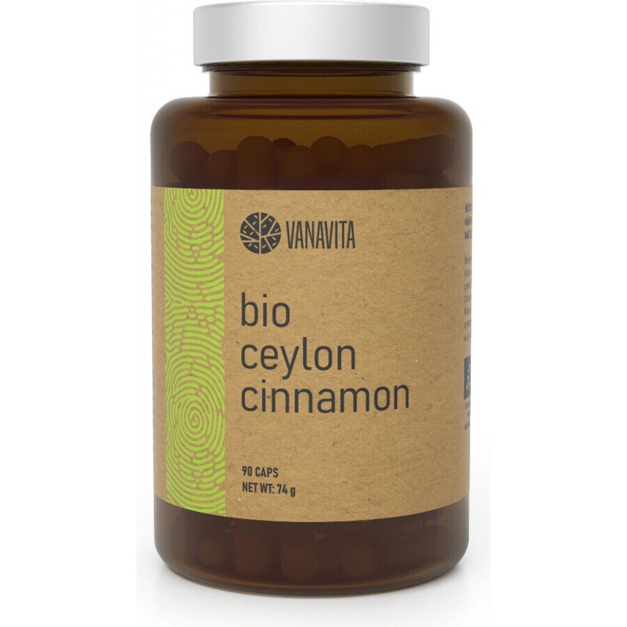 GYMBEAM VANAVITA Scorțișoară organică de Ceylon 1×90tbl, scorțișoară de Ceylon