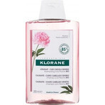 KLORANE SHAMPOO mit Bio-Pfingstrose 1×200ml, Shampoo für empfindliche und gereizte Kopfhaut