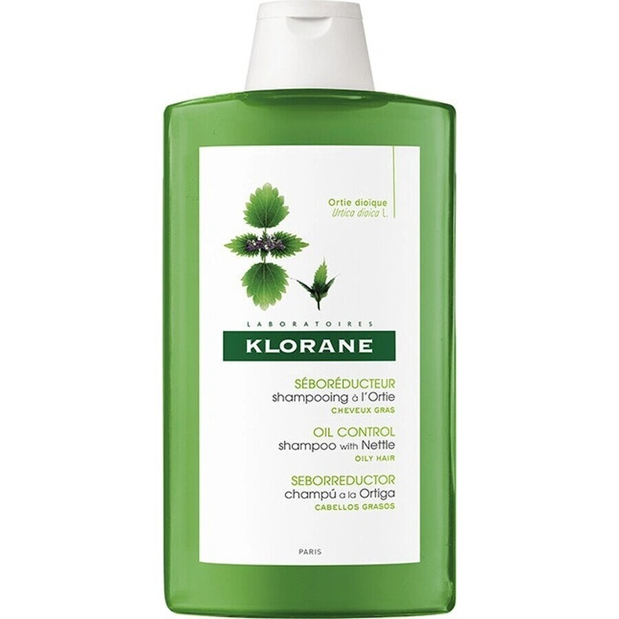 KLORANE SHAMPOO mit Bio-Pfingstrose 1×200ml, Shampoo für empfindliche und gereizte Kopfhaut