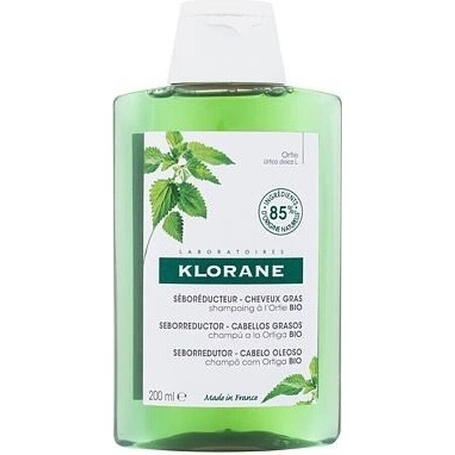 KLORANE SHAMPOO mit Bio-Pfingstrose 1×200ml, Shampoo für empfindliche und gereizte Kopfhaut