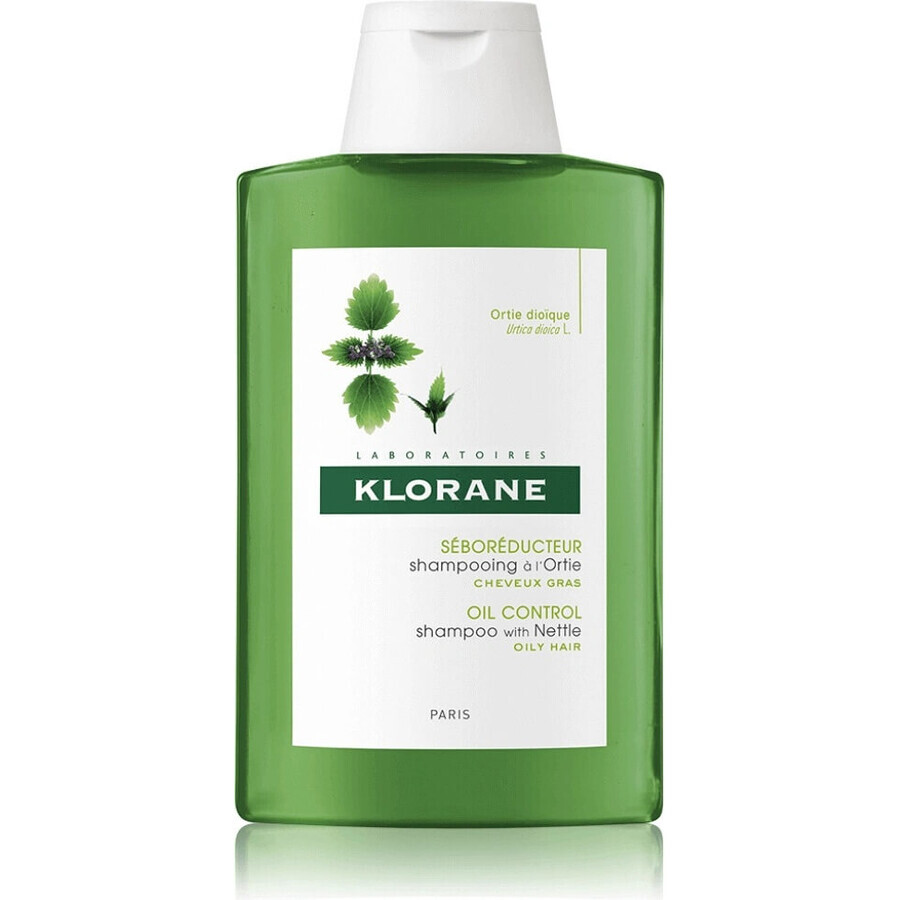 KLORANE SHAMPOO mit Bio-Pfingstrose 1×200ml, Shampoo für empfindliche und gereizte Kopfhaut