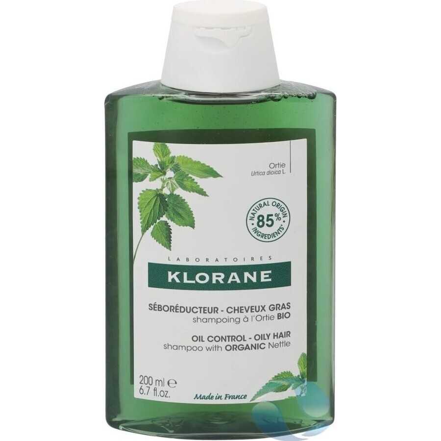 KLORANE SHAMPOO mit Bio-Pfingstrose 1×200ml, Shampoo für empfindliche und gereizte Kopfhaut