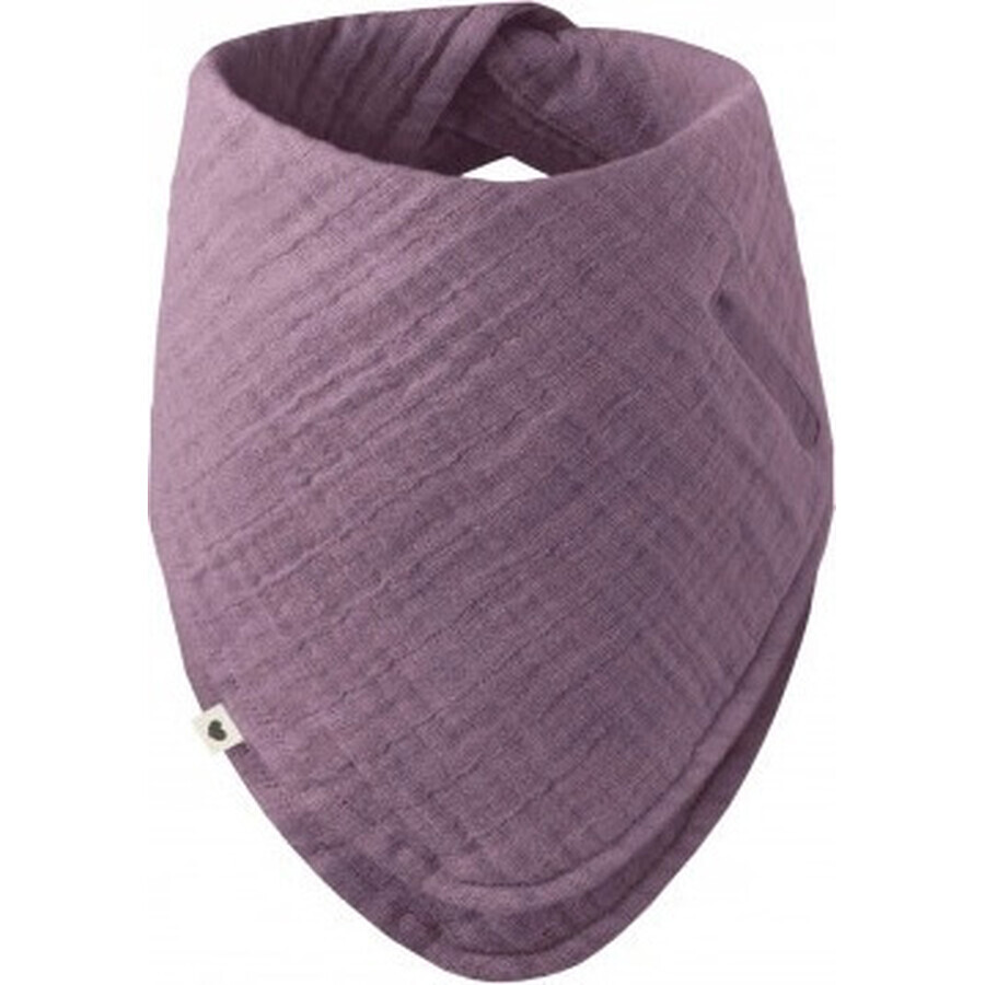 BIBS Bandana muslin bib din bumbac organic, Mauve 1×1 buc bib