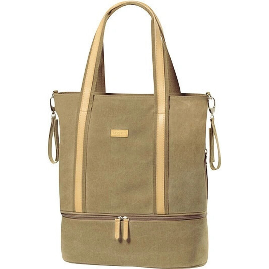 Wickeltasche SUPREME - camel 1×1 Stück, Tasche für Mama