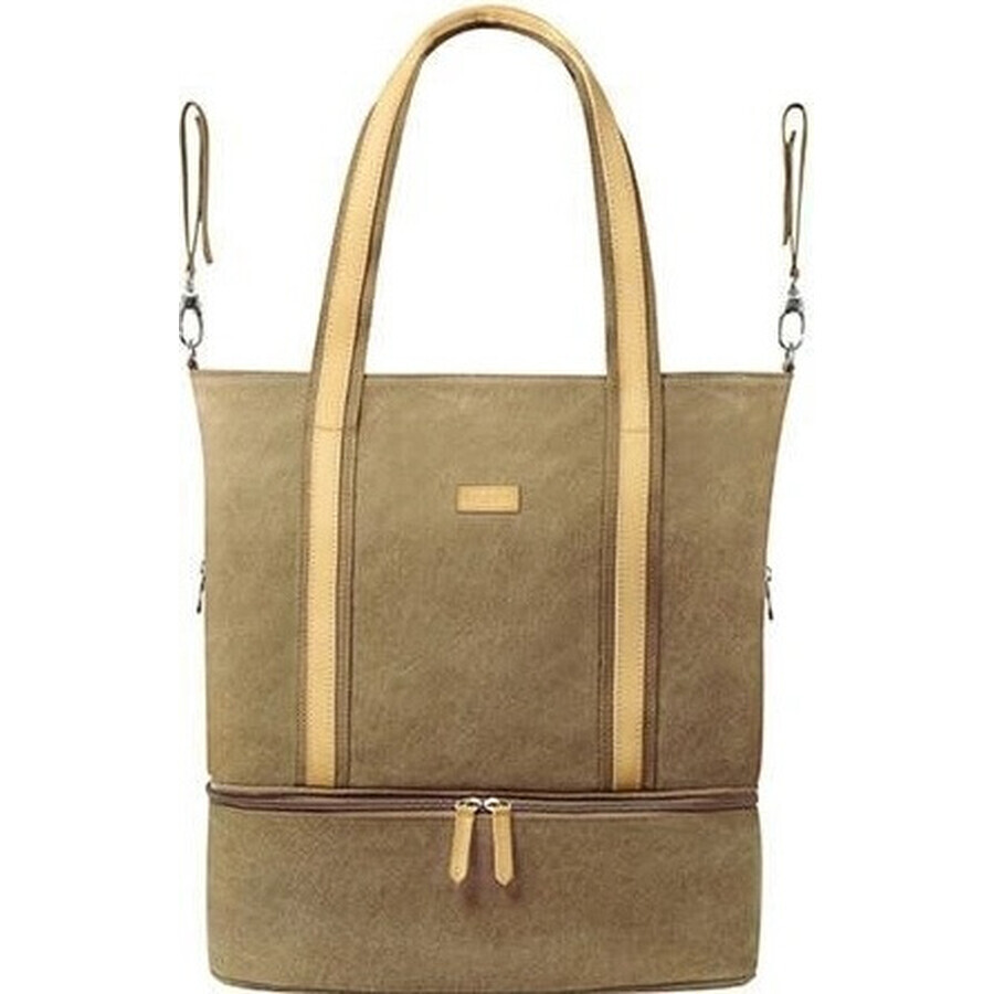 Wickeltasche SUPREME - camel 1×1 Stück, Tasche für Mama