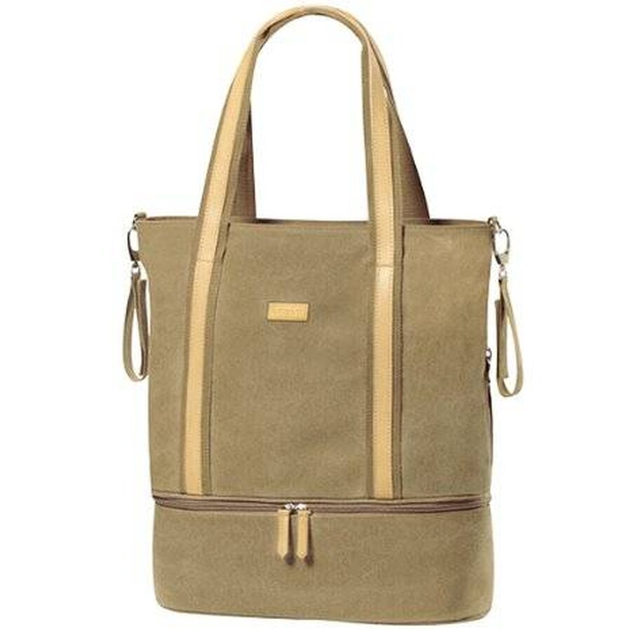 Wickeltasche SUPREME - camel 1×1 Stück, Tasche für Mama