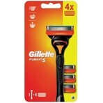 GILLETTE FUSION SHAVER FUSION SHAVER + 4 NH 1×1 ud, afeitadora