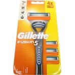 GILLETTE FUSION SHAVER FUSION SHAVER + 4 NH 1×1 ud, afeitadora