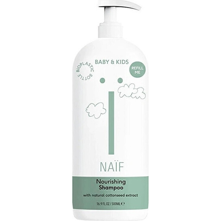 NAÏF Shampoo nutriente per neonati e bambini 1×200 ml, shampoo per bambini