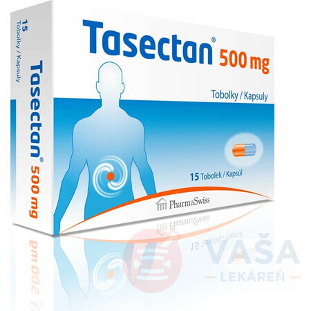 Tasectan 500 mg 1×15 cps, 500 mg voedingssupplementen