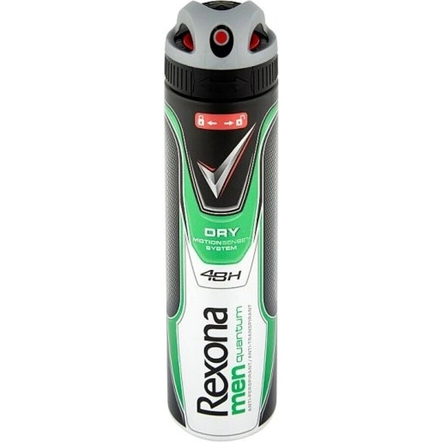 Rexona antitraspirante MEN Quantum 1×150 ml, antitraspirante