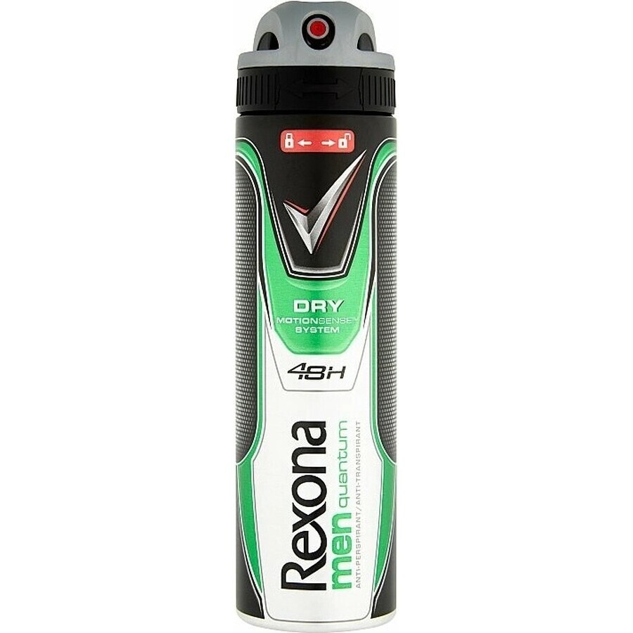 Rexona antitraspirante MEN Quantum 1×150 ml, antitraspirante