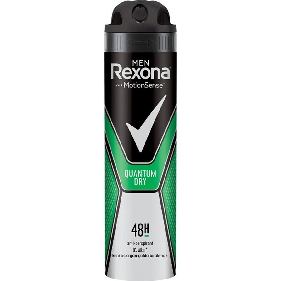 Rexona antitraspirante MEN Quantum 1×150 ml, antitraspirante