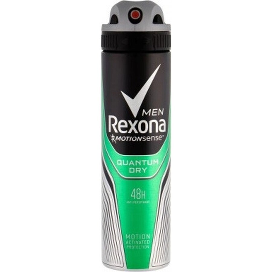 Rexona antitraspirante MEN Quantum 1×150 ml, antitraspirante