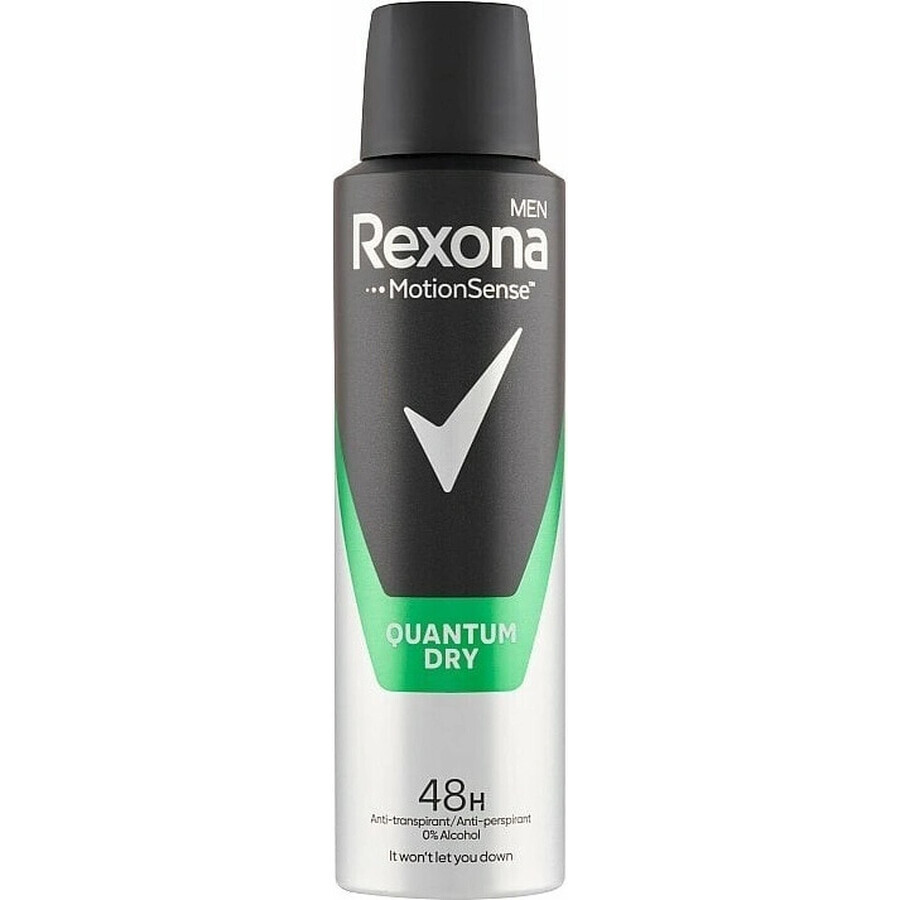 Rexona antitraspirante MEN Quantum 1×150 ml, antitraspirante