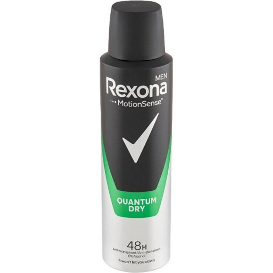 Rexona antitraspirante MEN Quantum 1×150 ml, antitraspirante