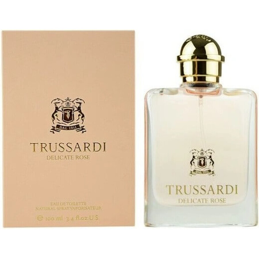 Trussardi Delicate Rose Edt 1×100 ml, eau de toilette pour femmes