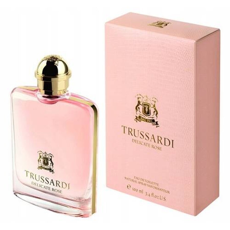 Trussardi Delicate Rose Edt 1×100 ml, eau de toilette pour femmes