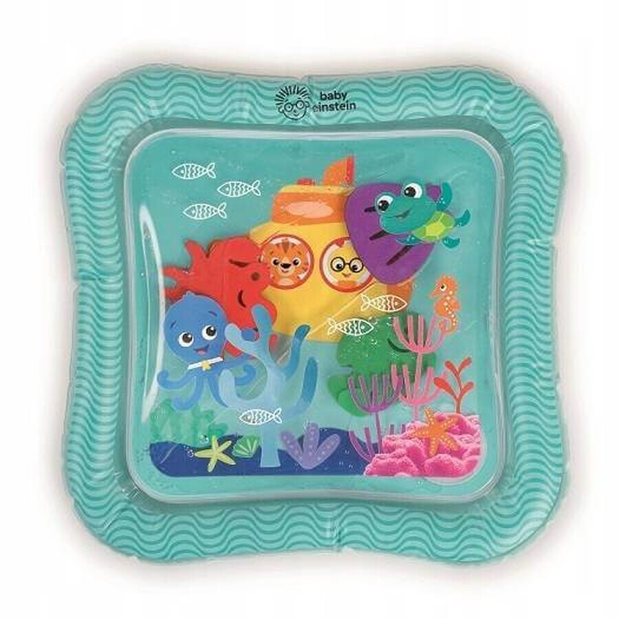 BABY EINSTEIN Tapis d'eau 40x40 cm Sensory Splash™ Sensory Splash™ 0m+ 1×1 pc, tapis d'eau pour bébés.