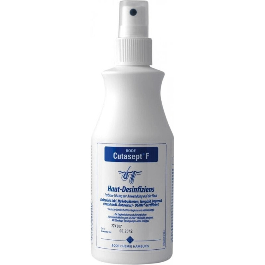 Hartmann BODE Cutasept F Spray 1×250 ml, disinfettante cutaneo alcolico incolore