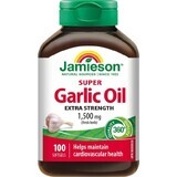 JAMIESON SUPER GARLIC OIL 1500 mg 1×100 cps, complemento alimenticio