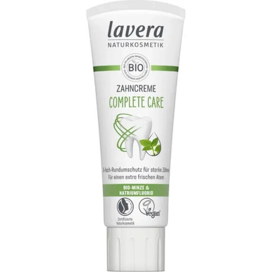 lavera Zahnpasta mit Minze COMPLETE CARE 1×75 ml, Zahnpasta